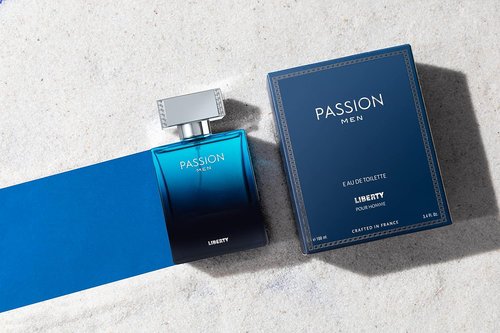 Liberty Luxury Passion Perfume for Men - Spicy Eau De Toilette Spray (100ml/3.4Oz) Designed in France