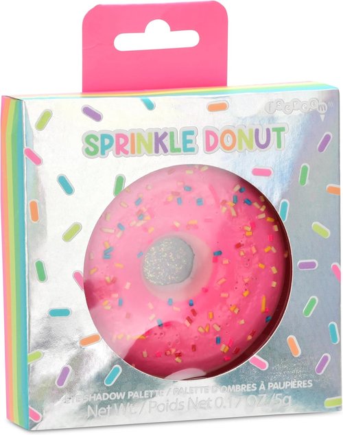 iscream Sprinkle Donut Shaped Glitter Eyeshadow Palette Collection