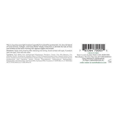Mario Badescu Caviar Night Cream - Anti-Aging Face Cream with Revitalizing Caviar Extract | 1 Oz