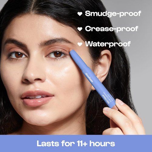 ALLEYOOP 11th Hour Waterproof Cream Eyeshadow Stick - Long-Lasting, Smudge-Proof Matte Eye Shadow & Eyeliner, Chestnut Matte