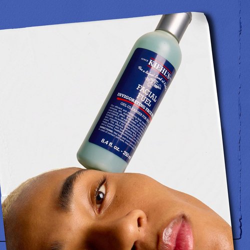 Kiehl's Facial Fuel Face Wash - Refreshing Men's Gel Cleanser with Caffeine & Vitamin E | Non-Drying, All Skin Types