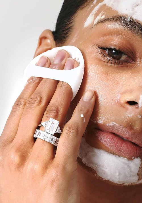 Oxygen Bomb Foaming Gel - Dual Texture Pore Purifying Face Mask & Daily Cleanser | Hydrates & Refines, 3.4 Oz