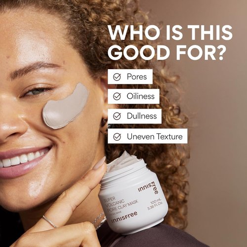 Innisfree Super Volcanic Clay Mask - Pore & Sebum Control for Oily Skin | Limited Edition Gift Sets