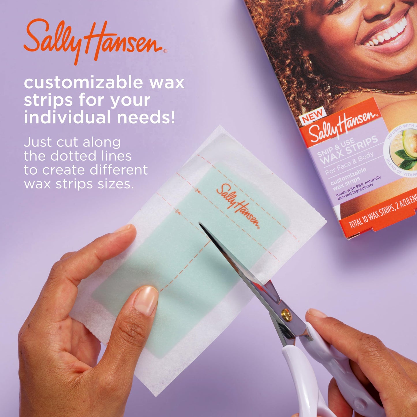 Hair Removal Snip & Use Wax Strips