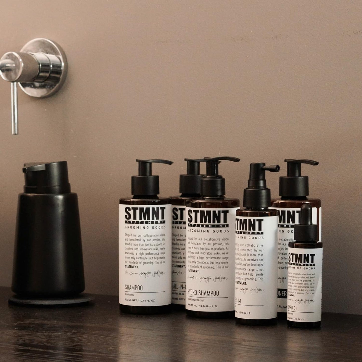 STMNT Grooming Goods Conditioner - Softens Hair & Restores Shine | Moisturizing Formula with Charcoal & Menthol | All Hair Types