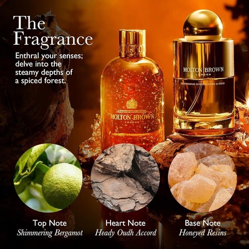 Molton Brown Oudh Accord & Gold Liquid Hand Wash - Luxurious 10 Fl. Oz. Size