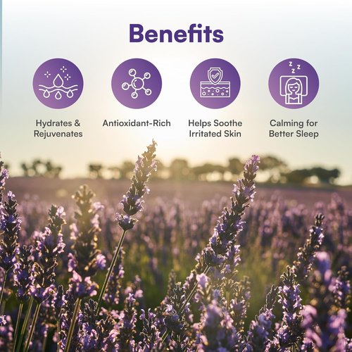 Lavender Mist Spray by 100% Natural - Organic Hydrating Mister for Face, Body & Hair | Calming Sleep Aid, 2 oz