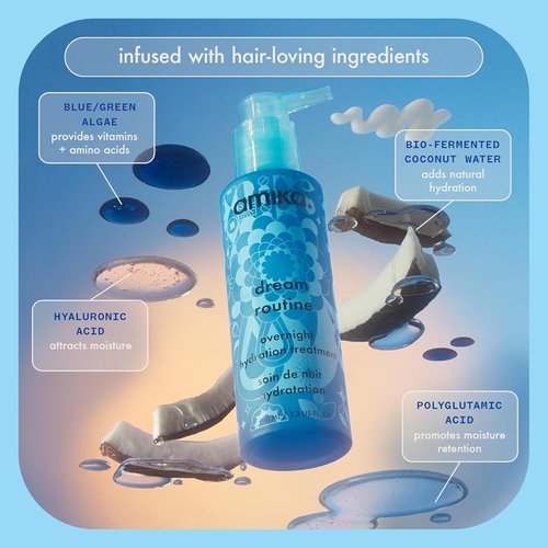 Amika Dream Routine Overnight Hydrating Hair Mask - Nourishing Formula | 100ml