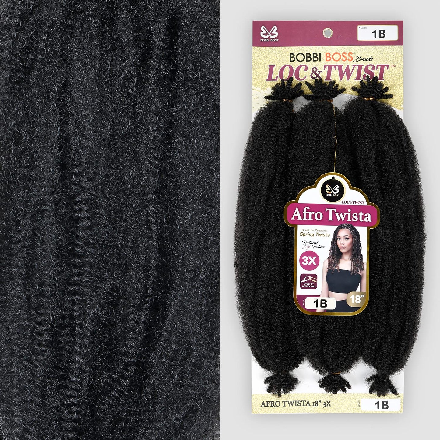 Bobbi Boss Crochet Braids 3X Loc N Twist Afro Twista 18" (1-pack, 1)