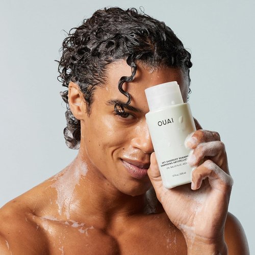 OUAI Anti Dandruff Shampoo - Soothing Salicylic Acid Formula for Flaky, Itchy Scalp - 10 Fl Oz