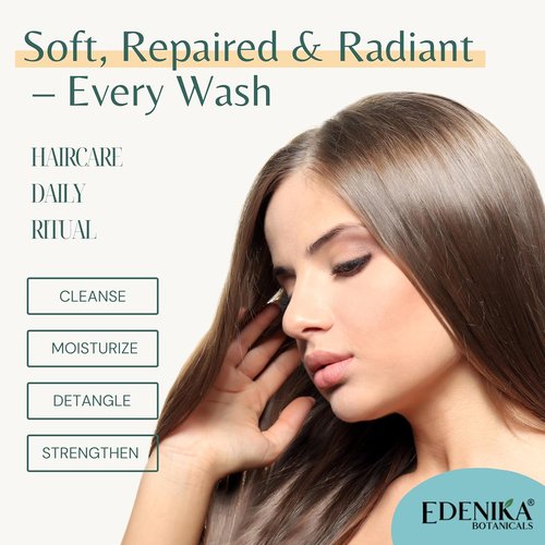 Argan Oil Shampoo and Conditioner Set - Biotin-Infused for Repairing Dry, Damaged Hair | Sulfate-Free, Organic, 16 fl oz Each