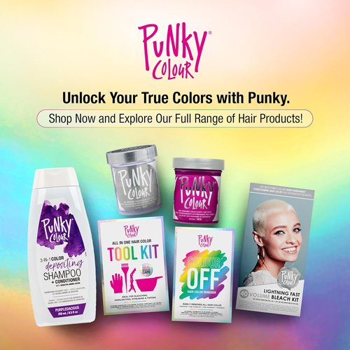 Punky Colour 3-in-1 Color Depositing Conditioner - Purpledacious, Sulfate-Free & Vegan, 8.5 fl oz
