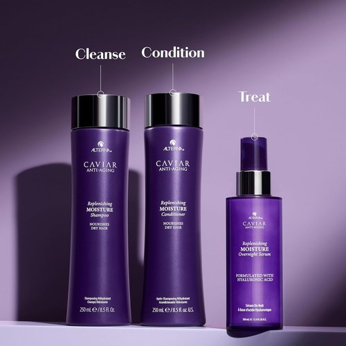 Alterna Caviar Anti-Aging Overnight Serum - Moisture Replenishing Leave-In Treatment for Dry, Damaged Hair | 3.4oz