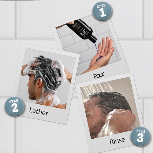 American Crew Daily Silver Shampoo - Removes Brassy Tones, Naturally Derived Vegan Formula, 8.4 Fl Oz
