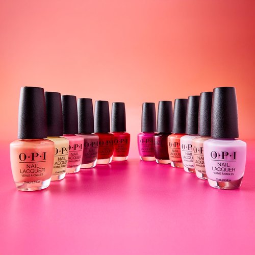 OPI Nail Lacquer Shrimp Cocktail | Opaque Medium Warm Sunset Orange Crème Chip Resistant Nail Polish | The New OPIcons Collection | Spring 2026
