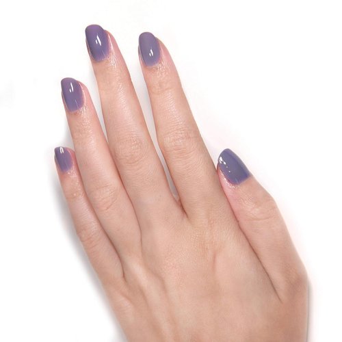 LONDONTOWN UV/LED Gel Nail Polish - Long-Lasting, Chip-Resistant High Shine - Glossy Rich Purple, Cozy Cashmere, 12ml
