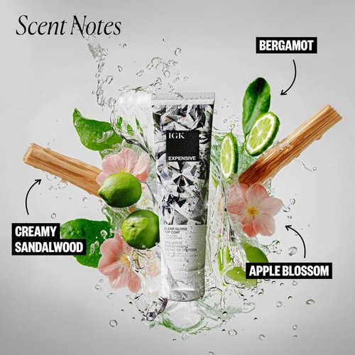 IGK Expensive Amla Oil Treatment - High Shine Gloss, Strengthens & Softens | UV Protection, Vegan | 1.7 oz