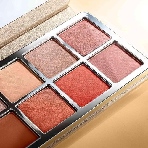 Lune+Aster Sunstone Eyeshadow Palette - Waterproof Matte & Shimmer Finish | 8 Shades in Mirrored Compact