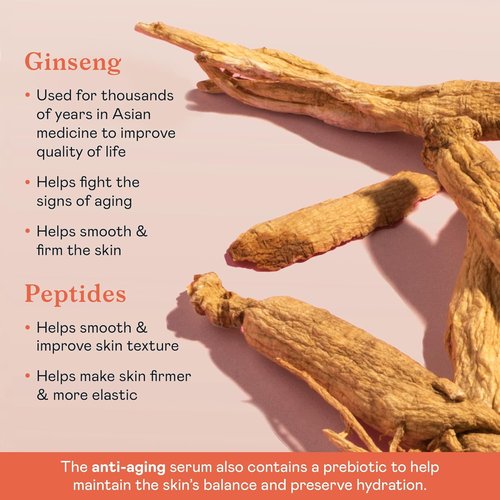 Erborian Ginseng Super Serum - Anti-Aging Hydrating Peptide Complex for Smooth, Even Skin Tone