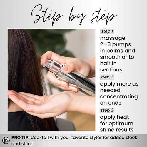 Kenra Platinum Silkening Gloss - Brilliant Shine Polish for Frizz Control | Lightweight Humidity Protection | Ideal for Medium to Coarse Hair