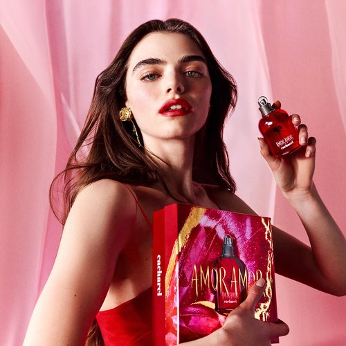 Cacharel Amor Amor Eau de Toilette for Women - Fruity Vanilla & Blackcurrant Perfume | Sensual, Sweet & Romantic Fragrance