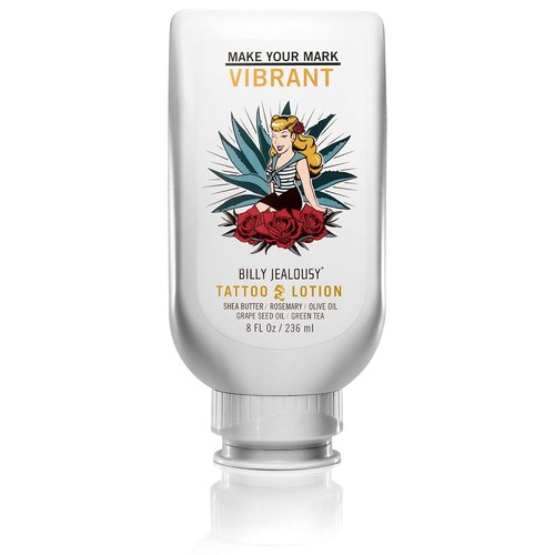 Billy Jealousy Tattoo Lotion - Nourishing Aftercare with Shea Butter & Green Tea Extract | All Skin Types