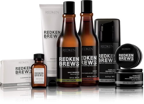 Redken Brews Men's Cleanse Bar & After Shave Balm Bundle | Refreshing Grooming Essentials