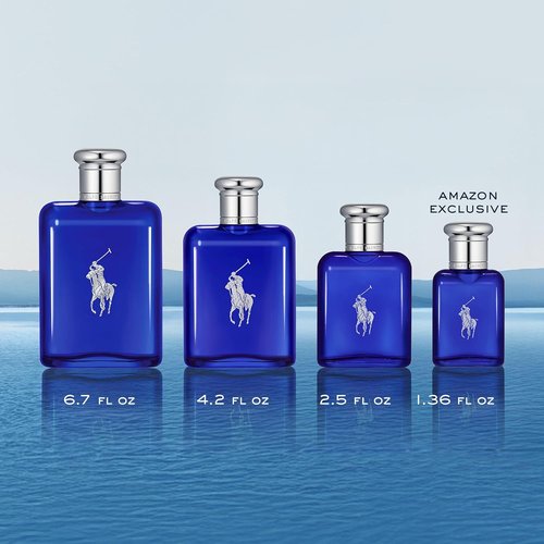 Ralph Lauren Fragrances - Polo Blue Eau de Toilette - Fresh Aquatic Men's Cologne - Citrus, Sage & Suede Notes