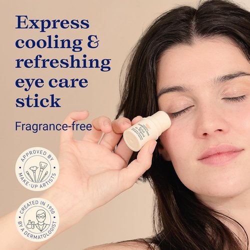 Embryolisse Radiant Eye Stick - Cooling Under Eye Makeup Primer for Dark Circles & Puffiness | 0.15 Fl Oz