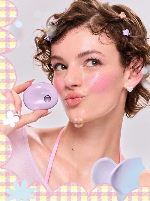 **SHEGLAM Bubble Glow Blush Bar - Silky Shimmer Blush Makeup for Radiant Cheeks**