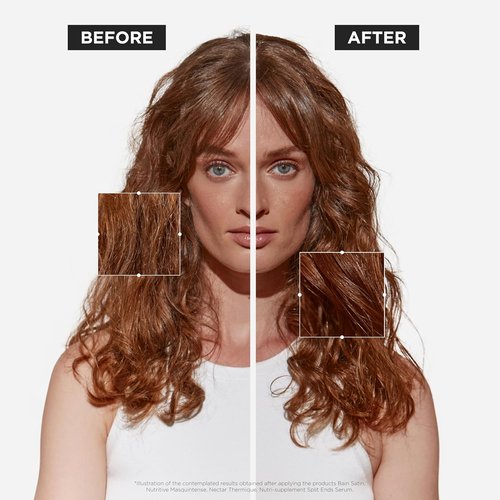 Kerastase Nutritive 8H Magic Night Serum - Overnight Treatment for Dry Hair, Enhances Shine & Nourishment