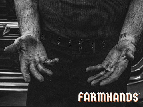 Farmhands Natural & Non-Greasy Hand Cream for Dry, Cracked Hands - No Added Fragrance, Fast-Absorbing with Clean & Organic Ingredients, Non-GMO - Repairing Skincare - Whipped - 2oz Tin