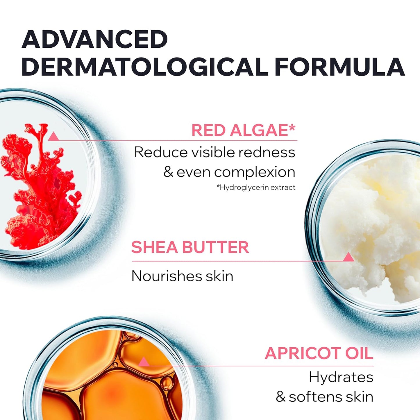 Uriage Roseliane Dermo-Cleansing Fluid - Gel Face Cleanser with Calendula & Rose | Paraben-Free, 250 mL / 8.45 oz