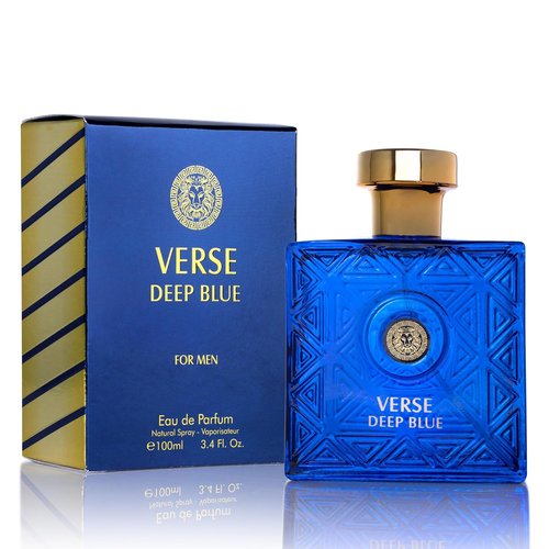 NovoGlow Verse Deep Blue Eau de Parfum Spray - Casual Men's Fragrance 3.4 Oz | Perfect Gift for Any Occasion