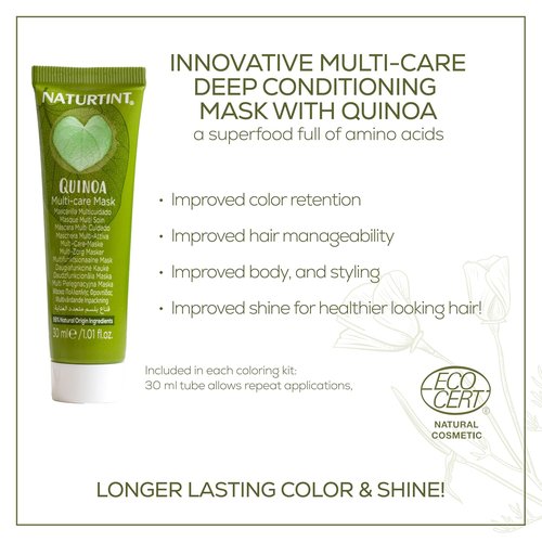 Naturtint 8A Ash Blonde Permanent Hair Color - Ammonia Free, Vegan, 100% Gray Coverage, Long Lasting Results