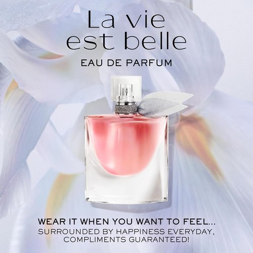 Lancôme La Vie Est Belle Eau de Parfum - Long-Lasting Floral & Sweet Fragrance with Iris, Patchouli, Vanilla & Sugar