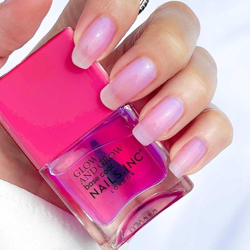 Nails Inc 45 Second Speedy Gloss - Sheer Pink Vegan Nail Polish | Quick-Dry, Long-Lasting Finish, 0.47 Fl Oz