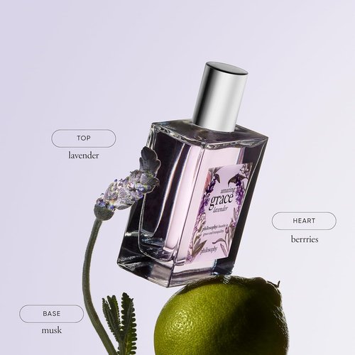 Philosophy Amazing Grace Lavender Eau de Toilette - Delicate Women's Perfume with Berry & Musk Notes - Long-Lasting Fragrance