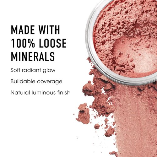 bareMinerals Loose Mineral Powder Blush - Buildable Coverage, Naturally Luminous, Talc-Free, Vegan, All Skin Types