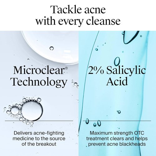 Neutrogena Oil-Free Acne Wash - Acne Fighting Facial Cleanser with Salicylic Acid | 9.1 fl oz Pump, 3 Pack