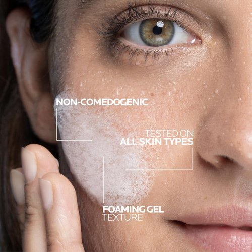 La Roche-Posay Vitamin C Face Wash - Gentle Foaming Cleanser with Vitamin Cg & B3 for Brightening | 200ml