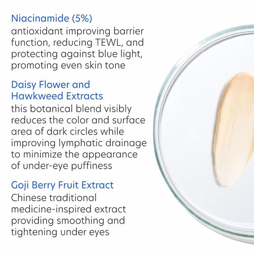 PCA SKIN Vitamin B3 Eye Brightening Cream - Anti-Aging Formula for Dark Circles & Wrinkles | 1 oz Tube