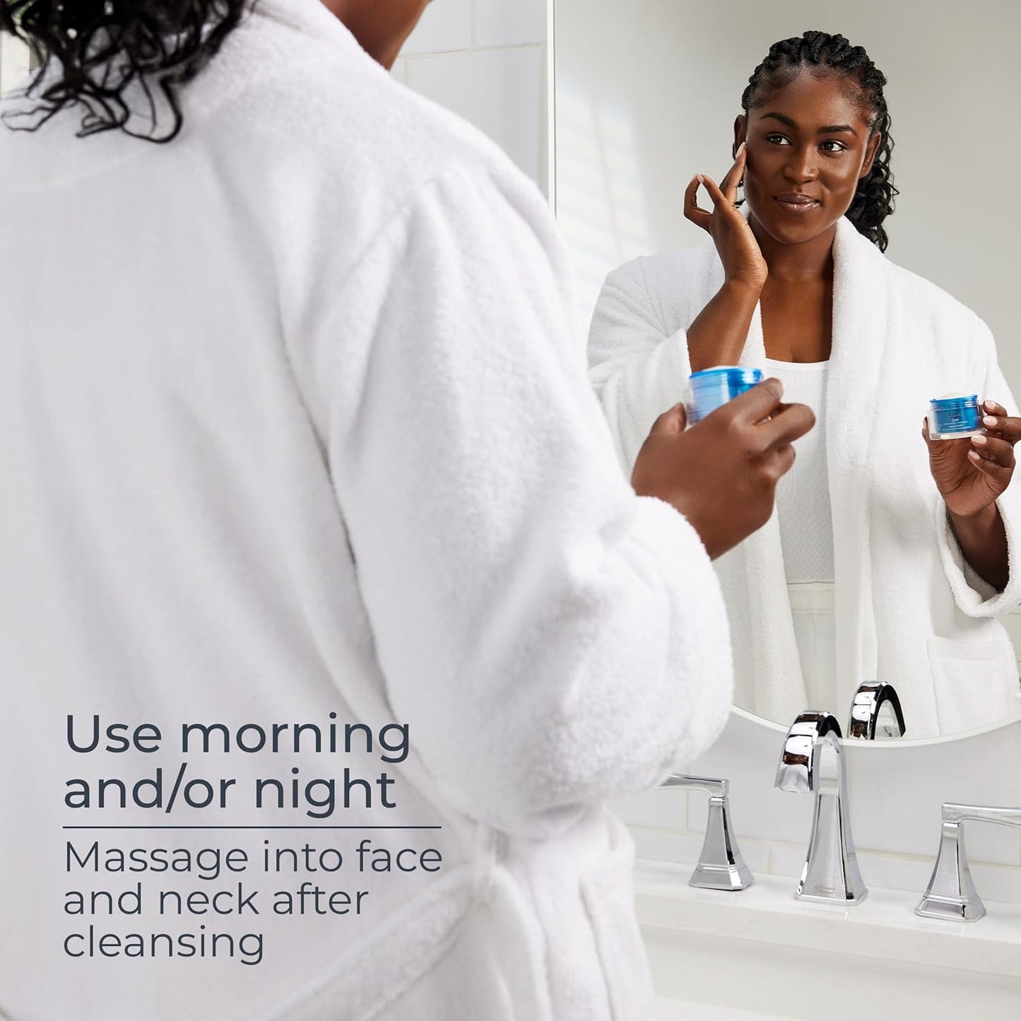 Eucerin Immersive Hydration Night Gel Face Cream - Hyaluronic Acid & Provitamin B5, 1.7 Oz