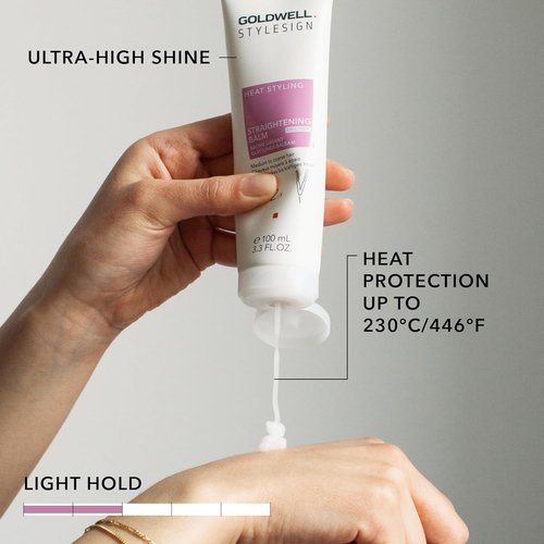 Goldwell StyleSign Straightening Balm - Smooth & Sleek Hair Control | 5.1 oz