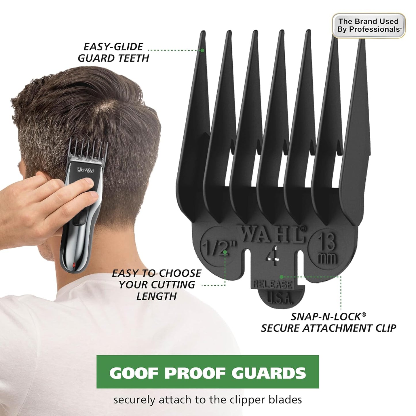 Wahl Clipper Rechargeable Haircutting & Trimming Kit - Cord/Cordless for All Grooming Needs | Model 79434