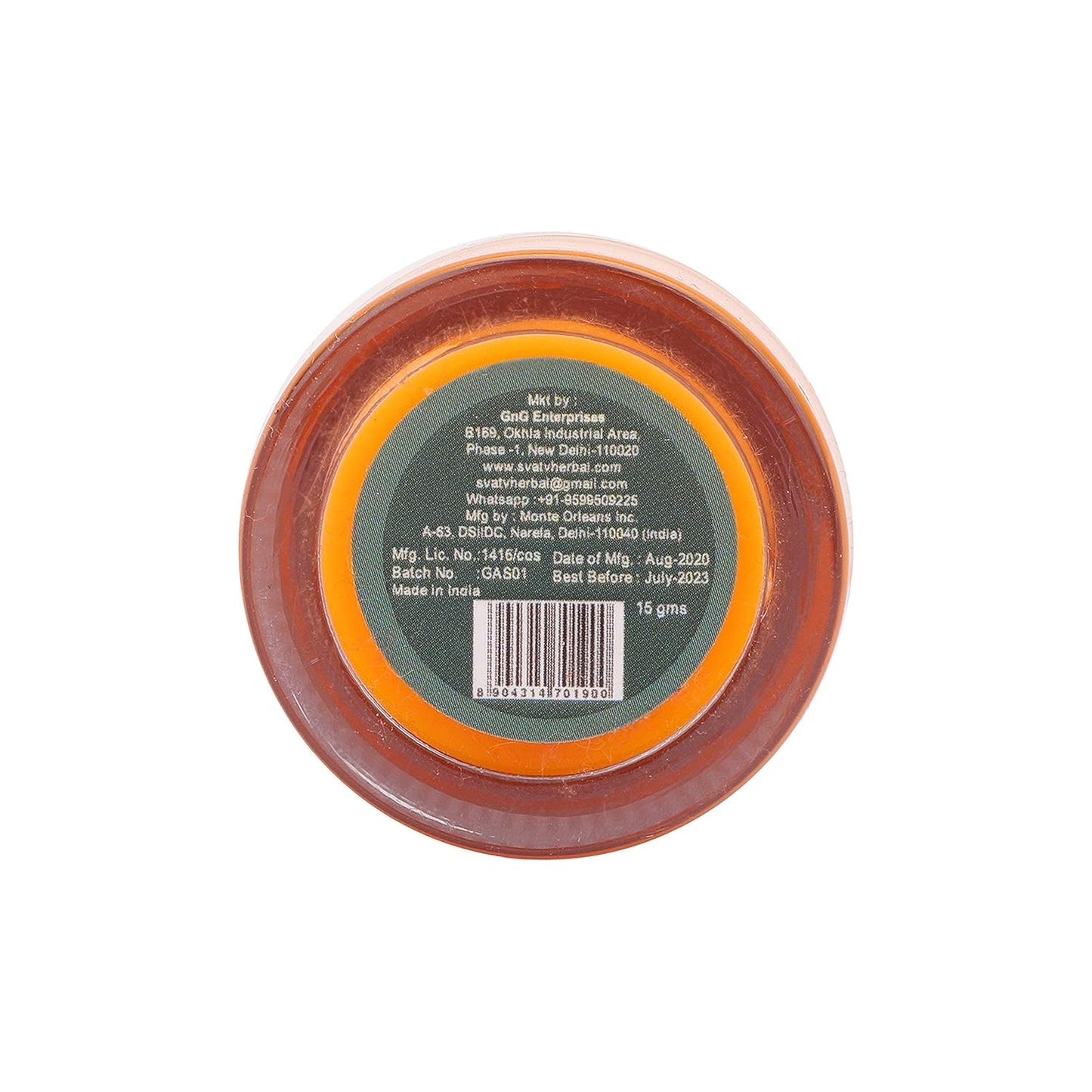 SVATV Orange Flavored Lip Balm. With Natural Ingredients - Shea Butter Beeswax & Coconut Oil To Nourished Repair Dry Or Chapped Lips, Best Moisturizing Lip Balm For Men & Women 15ml / 0.5 Oz