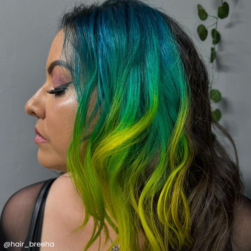 ARCTIC FOX Vegan and Cruelty-Free Semi-Permanent Hair Color Dye (4 Fl Oz, IRIS GREEN)