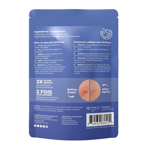 PatchRx Pimple Patches for Face (240 Patches), Hydrocolloid Acne Patches with Tea Tree Oil & Salicylic Acid, Pimple Patch Pimple Stickers, Hydrocolloid Patch Acne Dots Acne Pimple Patches For Face