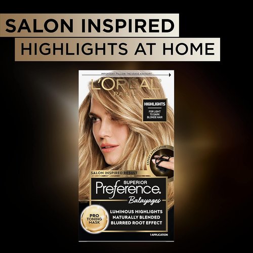 L'Oreal Paris Balayage Kit - At-Home Hair Dye for Stunning Highlights | Light to Dark Blonde
