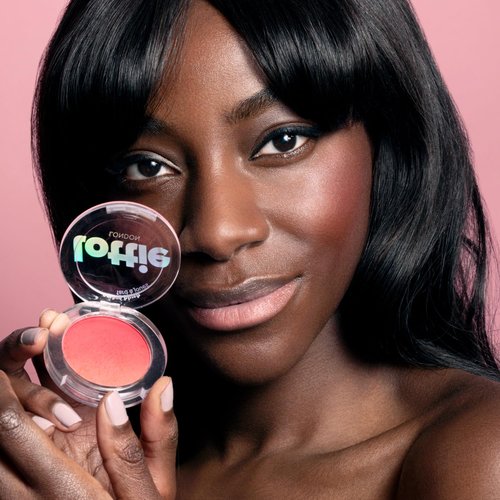 Lottie London Ombré Blush - Red Hot | Lightweight, High Pigment Powder for Natural, Buildable Color